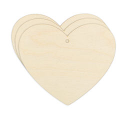 Заготовка для декорирования Mr. Carving БА-24 Набор Сердце фанера 11 х 13 х 0.3 см 3 шт фото 3
