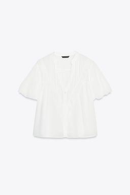 PUFF SLEEVE BLOUSE - Zara фото 7