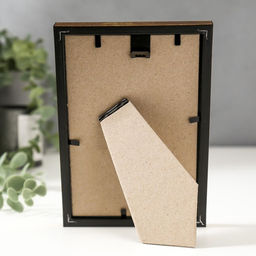 Цена за 2 шт. Фоторамка пластик 10х15 см 1514 золото