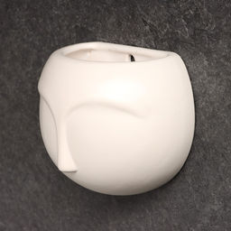 Кашпо подвесное «Силуэт», 300 мл, керамика, белое