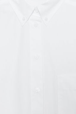 POPLIN SHIRT WITH POCKET - Zara фото 8