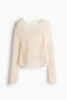 Top efecto crochet con lazada
