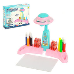 Проектор Учимся рисовать, со слайдерами и фломастерами