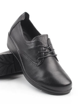 03-DHL100-D1 BLACK Лоферы женские (натуральная кожа)