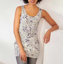 Комплект из двух блуз, синяя-розовая-пестрая - Heine фото 5