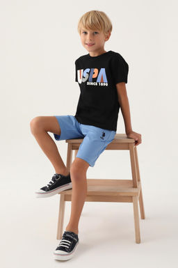 Erkek _ocuk Siyah Pijama Tak_m_ Sepette S_rpriz _ndirim - U.s. polo assn фото 2