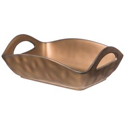 БЛЮДО С РУЧКАМИ BRONCO BRONZE 23*16*8 СМ  фото 3