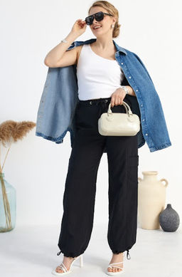 Льняные карго-брюки - Vals фото 10