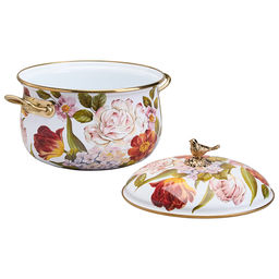 КАСТРЮЛЯ LEFARD ЭМАЛИРОВАННАЯ С КРЫШКОЙ, СЕРИЯ ФЛАНДРИЯ, 2,8Л, ДИА.18СМ  фото 2