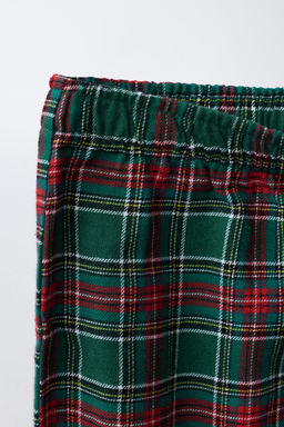 AGES 6-14 / CHECK FLANNEL PYJAMAS - Zara фото 8