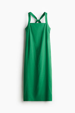 Vestido en mezcla de lino