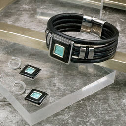 Серьги из муранского стекла MATRIX - Vloes фото 6