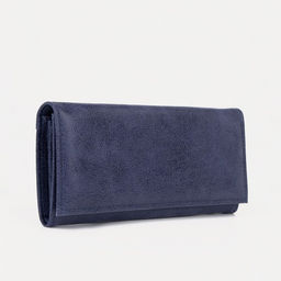 Кошелёк на кнопке, цвет синий