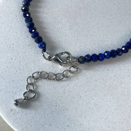 Браслет из Лазурита огранка 19,5 см + - Радуга самоцветов фото 3