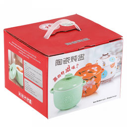 Супница фарфоровая Улов 2,1л, д18,5см, h11,5см, общая h16см, с крышкой, 2 ручки, с деколью, молочный, в коробке (Китай) - Домашняя мода фото 5