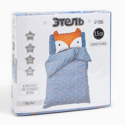 Постельное бельё Этель 1,5 сп Sly fox, 143х215 см, 150х214 см, 50х70 см -1 шт, 100% хл, бязь  фото 5