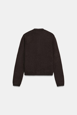 KNIT CARDIGAN WITH GOLDEN BUTTONS - Zara фото 2