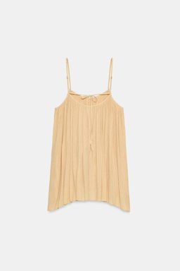 VOLUMINOUS TEXTURED MINI DRESS - Zara фото 8