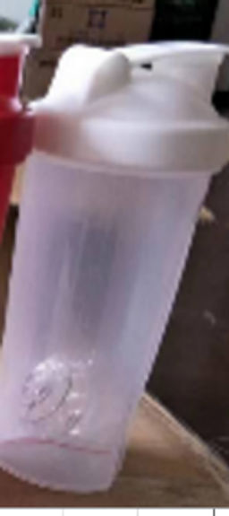 Бутылка/Шейкер SIMPLE SHSA-600 белый, для спортивного питания 600ML/уп72