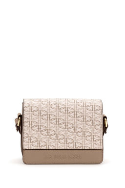 U. S. Polo Assn / Женская бежевая сумка через плечо