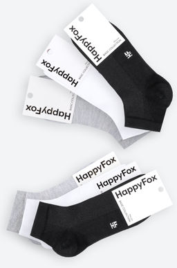 Набор укороченных носков в сетку 6 пар Happyfox