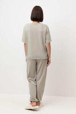 Е 20151/пыльно-оливковый пижама жен