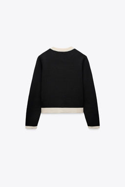 KNIT JACKET WITH GOLD BUTTONS - Zara фото 18