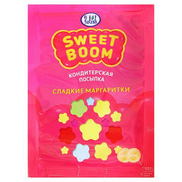 Цена за 4 шт. Посыпка кондитерская «Маргаритки», трёхцветная, 30 г