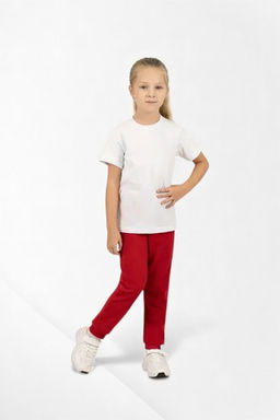 Брюки детские флисовые красные