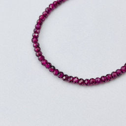 Браслет из Граната (Альмандин) 18 см + - Радуга самоцветов фото 3