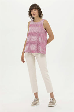 U. S. Polo Assn Женская розовая футболка без рукавов с круглым вырезом - U.s. polo assn фото 12