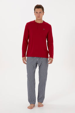 Erkek Bordo Pijama Tak_m_