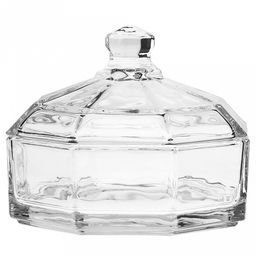 Делисога (Delisoga) Конфетница (сахарница) стеклянная Конфетти 280мл, 12,5х12,5см h10см, с крышкой, в подарочной коробке (Китай) - Домашняя Мода фото 7