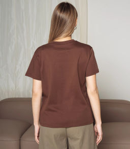 Футболка #КТ8812 (2), шоколадный