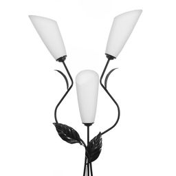 Торшер напольный BayerLux «Симпл», 3×40 Вт, E27, черный, 55×30×155 см