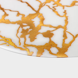 Цена за 12 шт. Салфетка сервировочная на стол Мрамор, d=38 см, цвет белый - Simaland фото 8