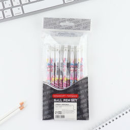 Цена за 10 шт. Ручка пластик шариковая, синяя паста, 0,5 мм Кавай - Artfox фото 8