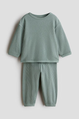 Conjunto de 2 piezas en algod?n gofrado - H&m фото 2