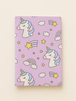 ОБЛОЖКА ДЛЯ ПАСПОРТА "Rainbow Unicorn", плотность 600 мкм