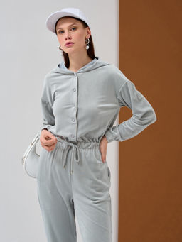 Комбинезон из велюра