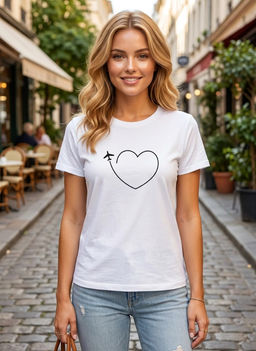 K13539 Футболка OVER SIZE (хлопок) БЕЛЫЙ