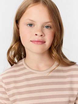 Комплект домашний для девочек в полоску - Mark formelle фото 7