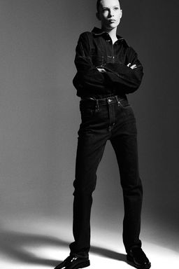 Slim Straight High Jeans - H&m фото 2