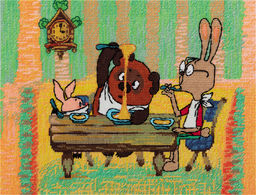 Klart набор для вышивания Союзмультфильм CMF-8-573 В гостях у кролика 24 х 17 см