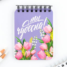 Подарочный набор, блокнот и ручка Ты чудесна!