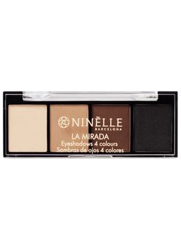 Ninelle Тени для век 4 оттенка La Mirada, 501 базовый матовый