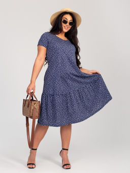 Платье женское кулирка АГНИЯ МЕЛКИЙ ОДУВАНЧИК - Domtrik Домашний трикотаж фото 7