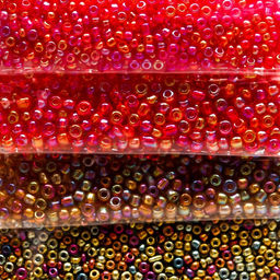 Набор бисера для плетения круглый «Арт Узор. Меланжевые цвета», 8 цветов × 10 г, для рукоделия