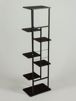 Подставка для цветов Greengo, 7 полок, 36×23×120 см, напольная, каркас металл, полки МДФ, чёрная