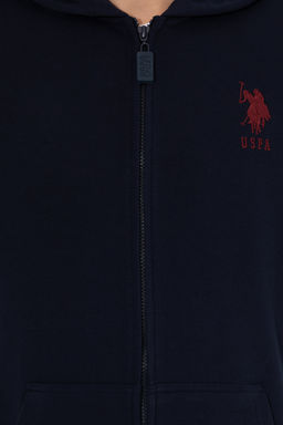 Кардиган U.S. Polo Assn мужской темно-синий хлопок  фото 24